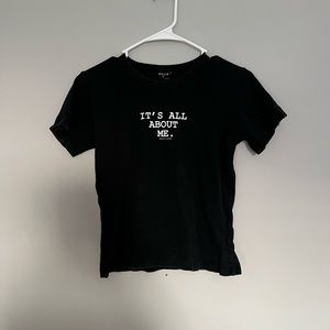 It’s All About Me Graphic Baby Tee